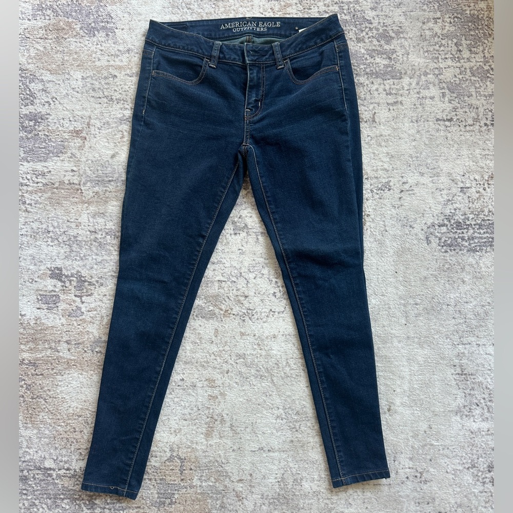 Dark wash Jean legging (legging)